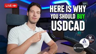 LIVE Trading USDCAD! When Will US Shutdown End?