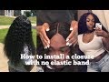 Closure Sew In NO ELASTIC BAND | Klaiyi Hair