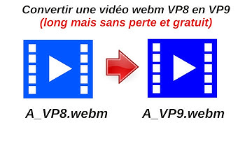 Script bash: Comment convertir un fichier vidéo .webm VP8 en VP9 en ligne de commande (terminal)
