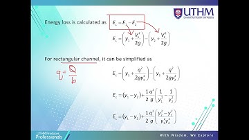 TOPIC 4  PART A-NON UNIFORM FLOW IN OPEN CHANNEL
