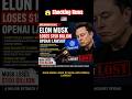 🚨 Elon Musk vs OpenAI Shocks the Internet #shorts #elonmusk #breakingnews
