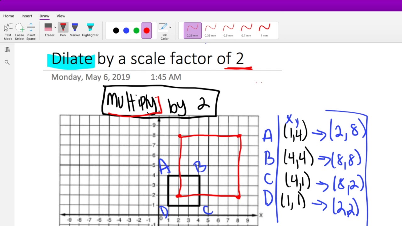 Transformations How To Dilate A Shape The Mathaholics YouTube transformations-how-to-dilate-a-shape-the-mathaholics-youtube