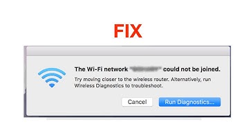 The WiFi Network Could Not Be Joined Fix