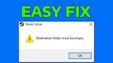 How To Fix Steam Destination Folder Must Be Empty