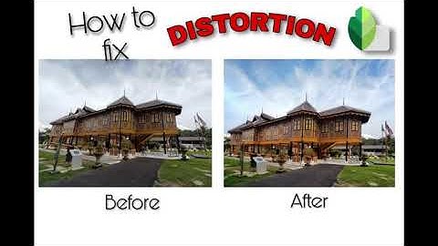 SNAPSEED TUTORIAL [Fix Distortion]