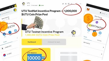 How to get test ETH & test MATIC tokens and Beta Testing of UTU App