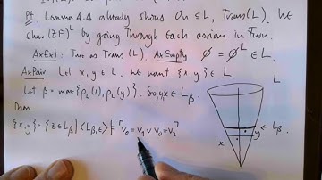 Axiomatic Set Theory Lecture 22
