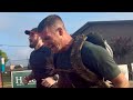 Marine runs 5 miles with 40lb ruck. 