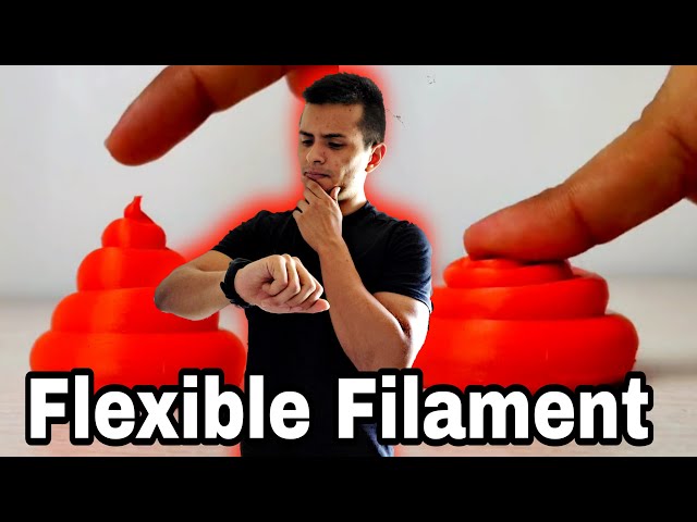 How to 3D Print Flexible Filament in 20 seconds class=