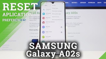 How to Reset App Preferences in SAMSUNG Galaxy A02s – Restore App Defaults