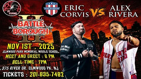 FULL MATCH: Eric Corvis Vs Alex Rivera - Battle In The Borough II 11/1/25
