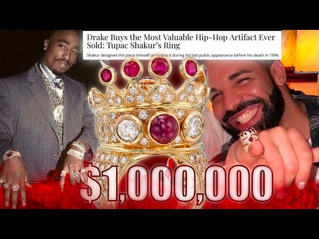 Drake Buys Tupac's Iconic Crown Ring For Over $1 Million