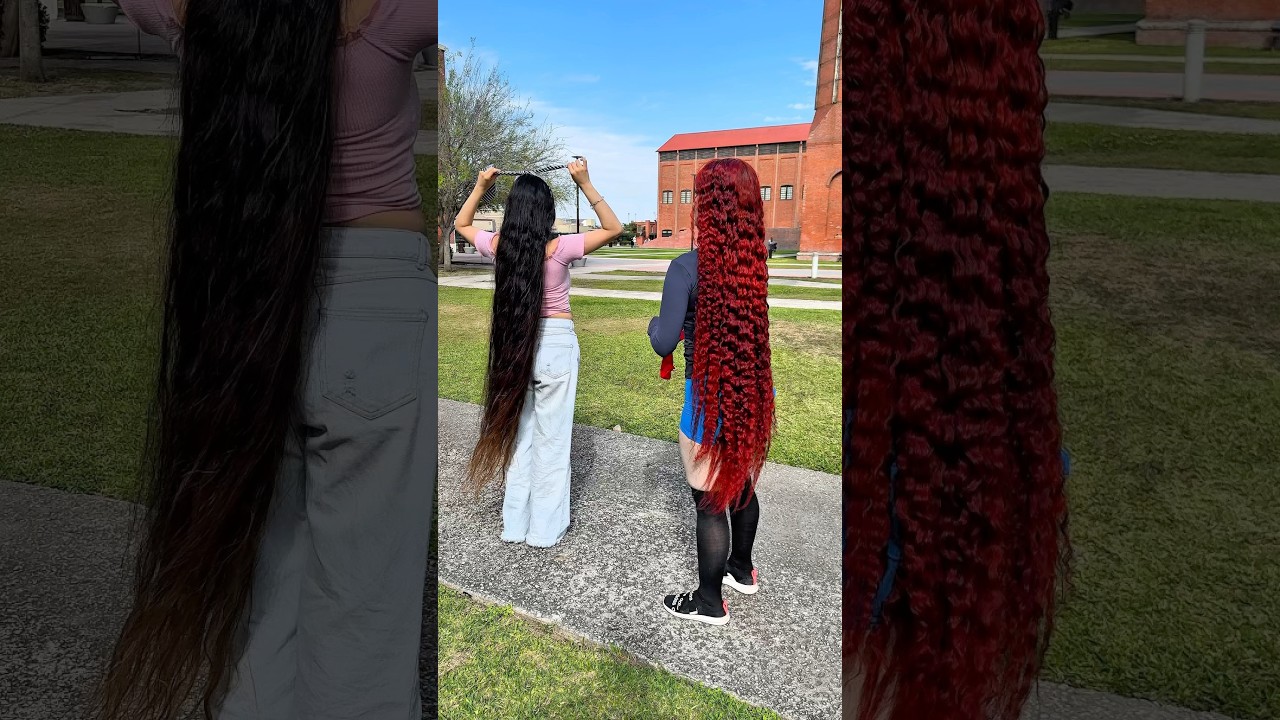 Reto al cabello más largo del MUNDO 😱⭐️😎