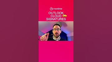 Outlook Cloud Signatures