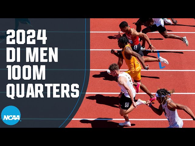 Men's 100m - 2024 NCAA Outdoor Track and Field East and West Quarterfinals class=