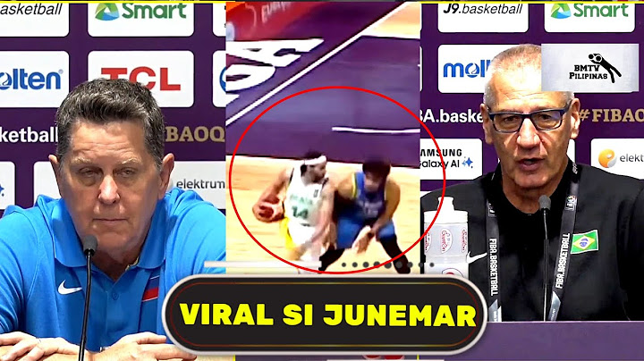 Viral si JUNEMAR FAJARDO ! COACH ng BRAZIL sinabing BUTI Wala Yung 7'3 nila na si KAI SOTTO !