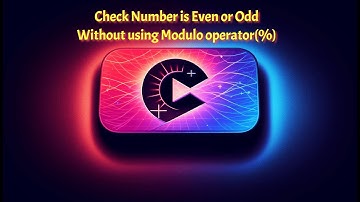 1.2: Check Number is Even or Odd Without Using Arithmetic Operator , modulo operator (%)