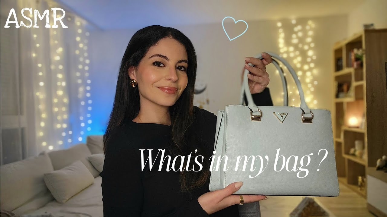 What's in my bag ? 👜👀 en mode ASMR #asmr #asmrvideo #asmrcommunity
