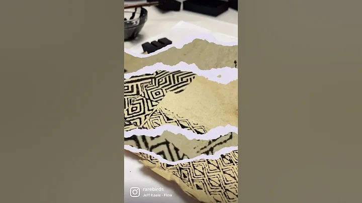 DIY Decorative Papers with New Textile Stamps!