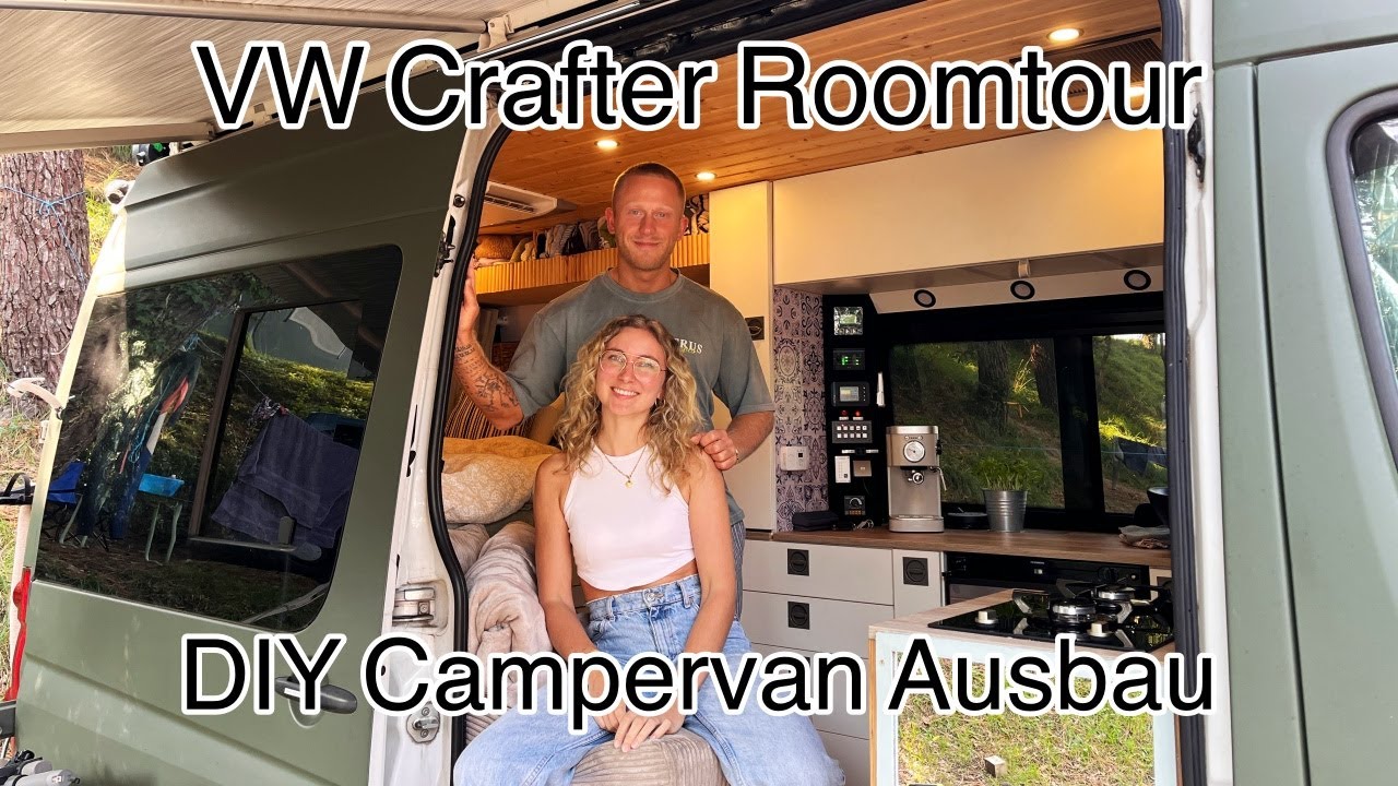VW Crafter Camper Ausbau I Vantour DIY Campervan Umbau - YouTube