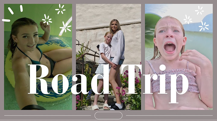 Ut på äventyr & hela badhuset själva - ROADTRIP VLOGG