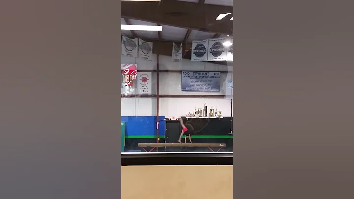 Emily doing beam rain