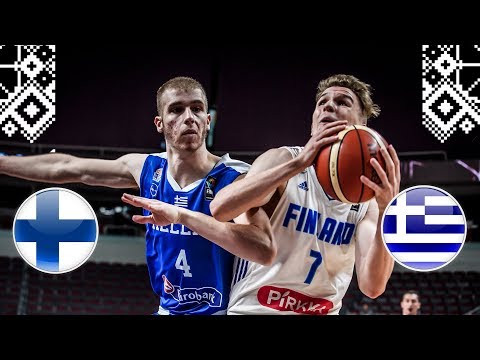 Finland v Greece - Full Game - Class. 13-14 - FIBA U18 European Championship 2018