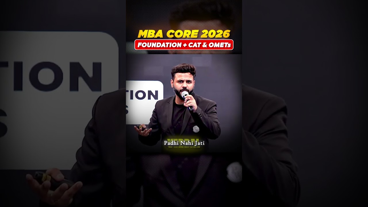 Foundation to CAT & OMETs | MBA CORE 2026 Batch Features 