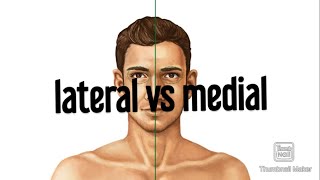 Human anatomy basics- LATERAL VS MEDIAL | Daily medicine