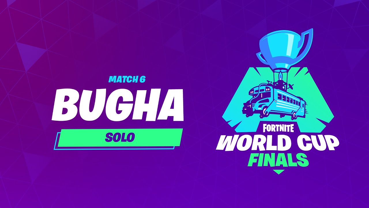 Fortnite World Cup Solos - Bugha - Match 6 - Video found by iFireMonkey.
Video uploaded to UnlistedVideos by The Fearful Dude.
