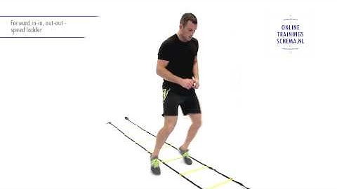 Forward in-in, out-out - speed ladder