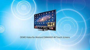 DEMO Video for MotionCOMMAND 4K Smart TV Touch Screens
