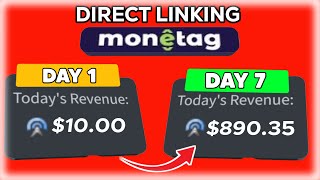 Monetag Direct Link Earning | Earn $890.35/Day with UNLIMITED Free Traffic  | High CPM Traffic 2024