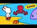 Pulpo - Louie dibujame un pulpo | Dibujos animados para niños