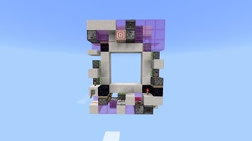 [Tutorial] Smallest Seamless 4x4 Checkerboard Piston Door For Entityless MCBE (160b)