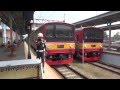 KRL JABOTABEK 元JR東日本205系ハエ1・ハエ18 Depok Baru並び