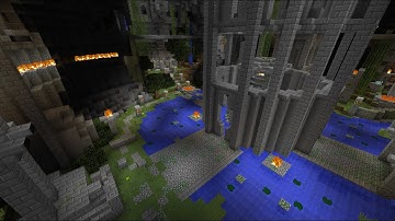 Minecraft Legacy Edition Glide Minigame Cavern Map!