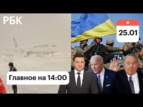 Чистка от клана Назарбаева/Казахстан без света/США: жёсткие санкции для РФ/Украина готовится к войне