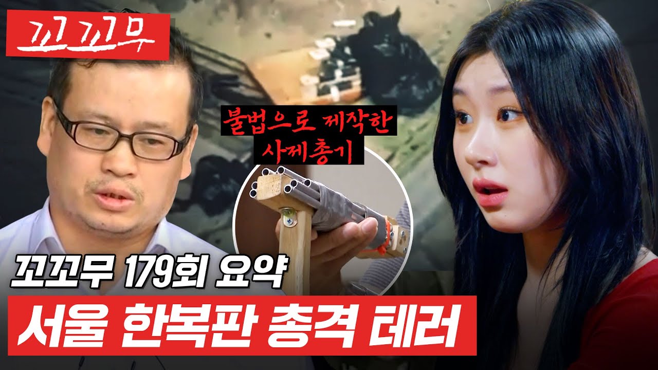 [꼬꼬무 179회 요약] 도심 한복판에서 벌어진 총격전, 2016 서울 총격 테러 사건 (SBS방송) #꼬꼬무