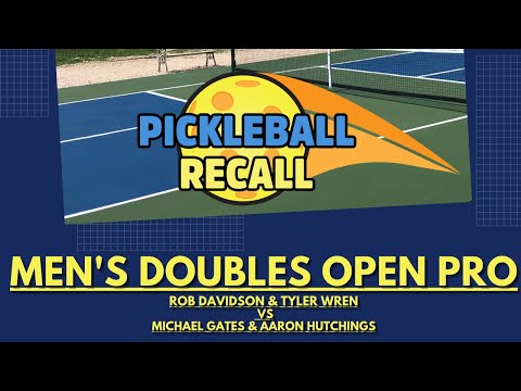 Men's Double Open-Heroes Tourny 2021-Rob Davidson & Tyler Wren v Michael Gates & Aaron Hutchings