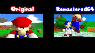SMG4: Who Let The Chomp Out, Remastered64 VS Original Chase Scene Comparison
