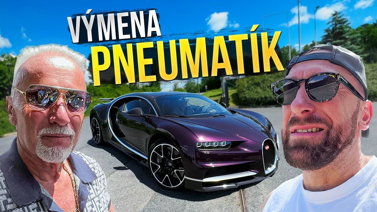 ZIMNE GUMY NA BUGATTI CHIRON a KLOBASY Za 4,000,000 Eur - RICHARD CHLAD a KOZA BOBKOV