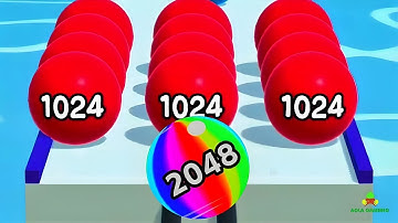 Ball Run 2048 - All Levels Gameplay Android, iOS #93# se0mk