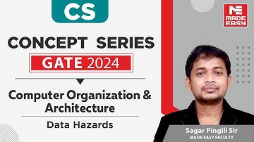 GATE 2024 Concept Series |Computer Organization & Architecture |CS | By:Sagar Pingili Sir| MADE EASY