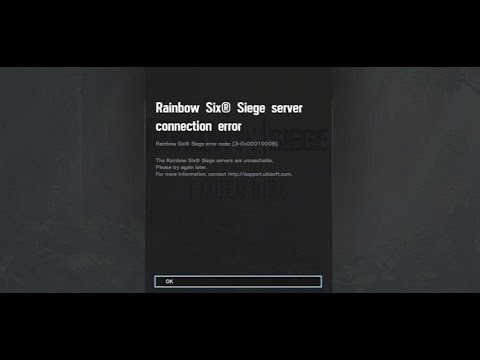 Rainbow Six Siege connection error FIX! 2021