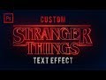 Photoshop Tutorials - Stranger Things Text Effect