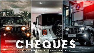 Cheques Ft Thar Video Thar Video Status Cheques Shubh Song Edit 