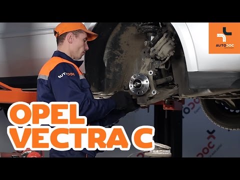 How to change a front wheel bearing on OPEL VECTRA C TUTORIAL | AUTODOC