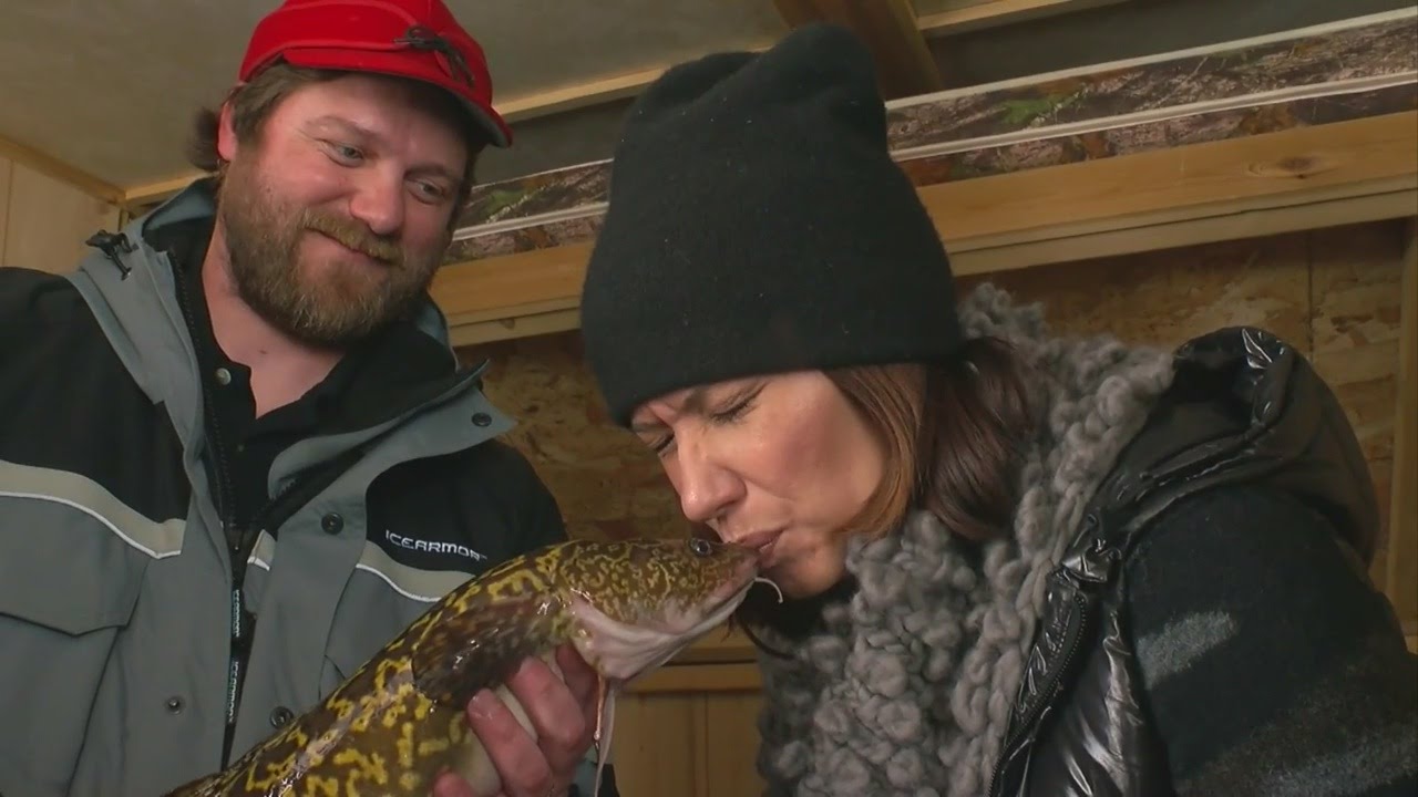 Goin' To The Frozen Lake: Amelia Kisses An Eelpout