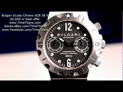 bvlgari scuba scb38s